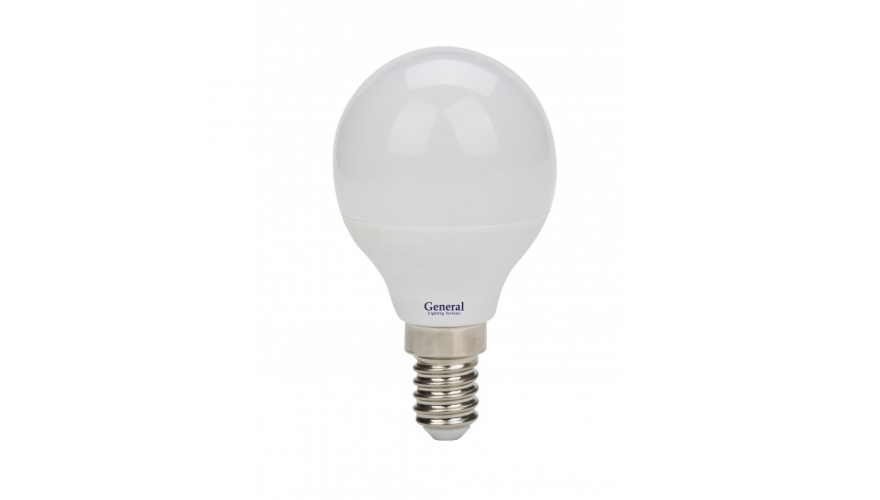 Светодиодная лампа 8 Вт GO-G45 General GO-G45F-8-230-E14-4500 10/10 Нейтральный свет