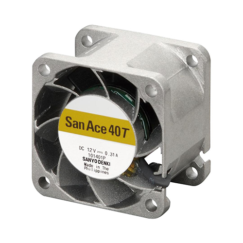 Осевой вентилятор 9GT0424P3J001 Sanyo Denki серии San Ace 40T размером 40x40x28