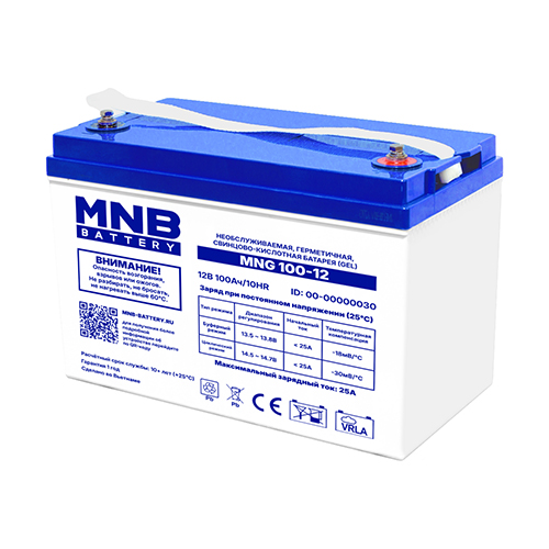 Аккумуляторная батарея MNG 100-12 MNB для бесперебойного питания