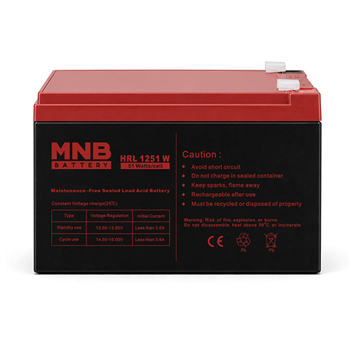 Аккумуляторная батарея HRL1251W MNB для бесперебойного питания