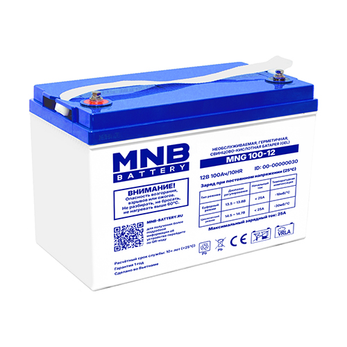 Аккумуляторная батарея MNG 100-12 MNB для бесперебойного питания