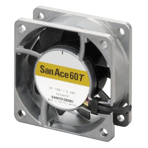 Осевой вентилятор 9GT0612P4G001 Sanyo Denki серии San Ace 60T размером 60x60x25