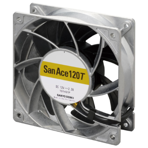 Осевой вентилятор 9GT1224S1002 Sanyo Denki серии San Ace 120T размером 120x120x38