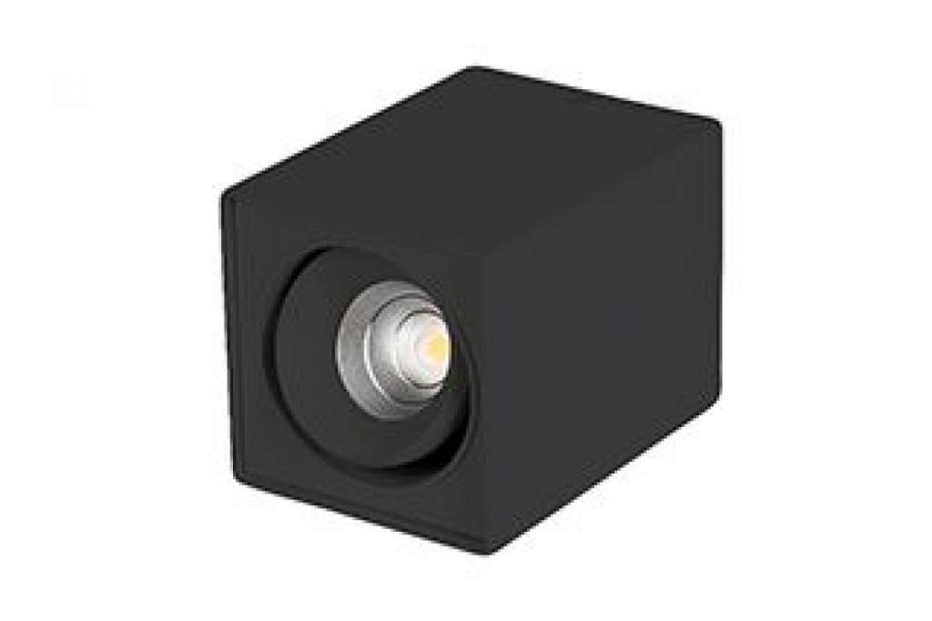 Светильник SP-CUBUS-S100x100BK-11W Warm White 40deg