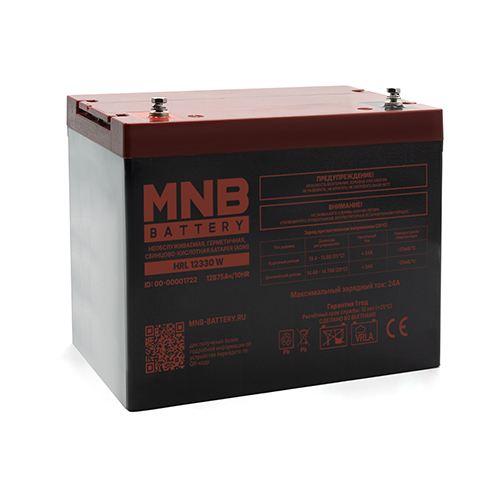 Аккумуляторная батарея HRL12330W MNB для бесперебойного питания
