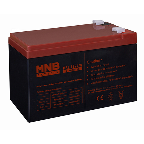 Аккумуляторная батарея HRL1224W MNB для бесперебойного питания