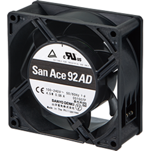Осевой вентилятор 9AD0901M1H1 Sanyo Denki серии San Ace 92AD размером 92x92x38