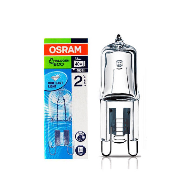 OSRAM 66733 ES HALOPIN 33W (=40W) 230V G9 460lm прозрачная