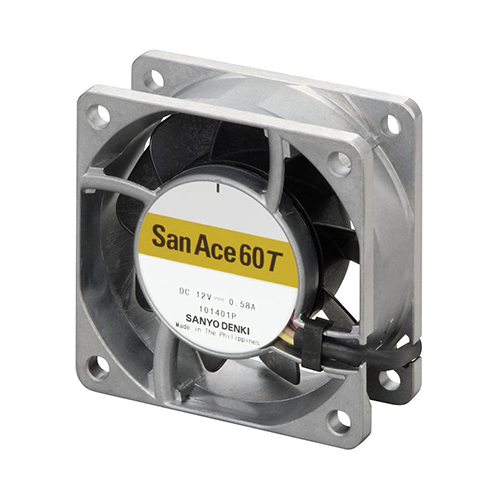 Осевой вентилятор 9GT0624P4G001 Sanyo Denki серии San Ace 60T размером 60x60x25