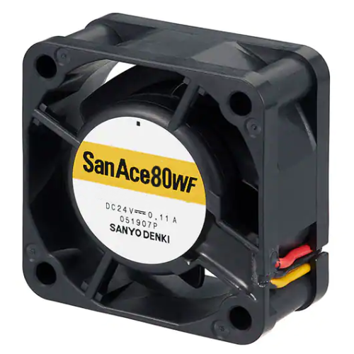 Осевой вентилятор 9WFA0824G6001 Sanyo Denki серии San Ace 80WF размером 80x80x20