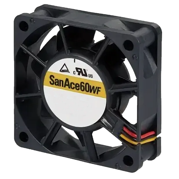Осевой вентилятор 9WFA0624G6001 Sanyo Denki серии San Ace 60WF размером 60x60x20