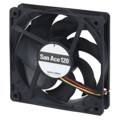 Осевой вентилятор 9S1224M4011 Sanyo Denki серии San Ace 120 размером 120x120x25