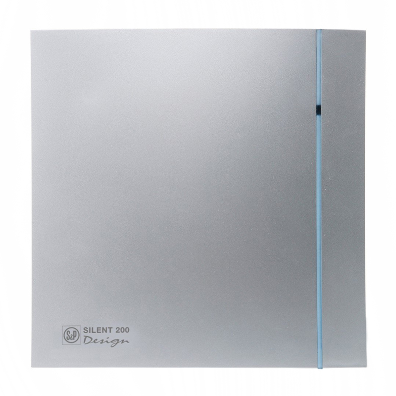 Накладной  вентилятор Solar Palau SILENT-200 CZ SILVER DESIGN-3C