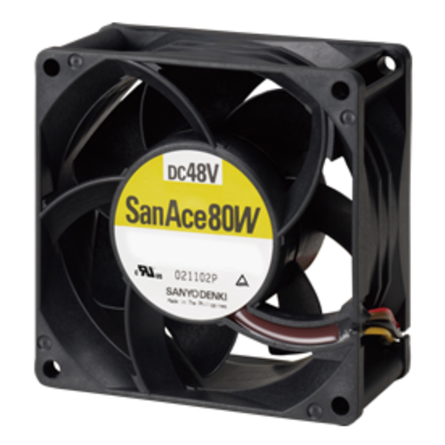 Осевой вентилятор 9WV0812P1M001 Sanyo Denki серии San Ace 80W размером 80x80x38