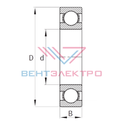 Подшипник шариковый 16007/C3 SKF