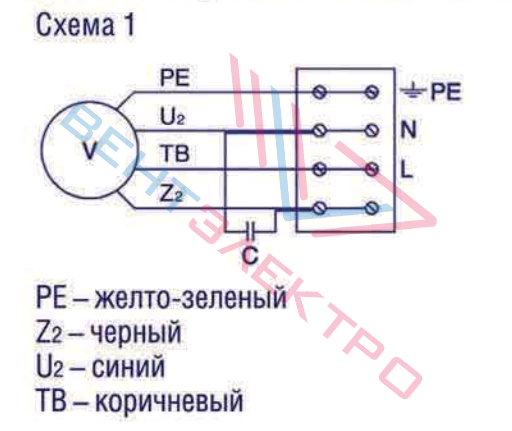 Схема подключения канального вентилятора SHUFT ICFE 160 VIM