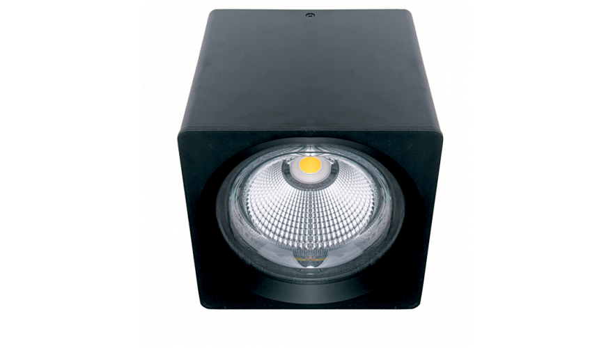 FOTON FL-LED CUPSPOT Quad 30W Black 4000K 3000Lm квадратный 160x165mm