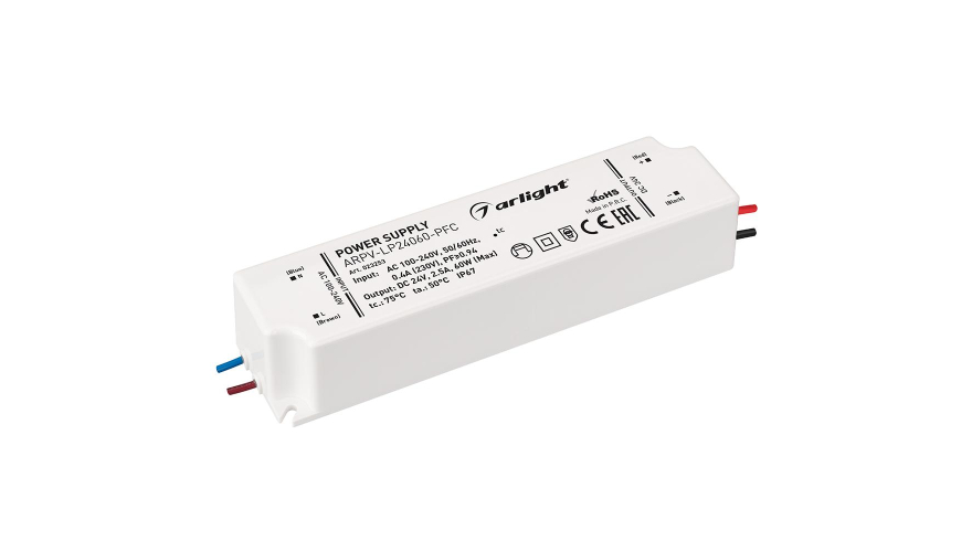 Блок питания ARPV-LP24060-PFC (24V, 2.5A, 60W)